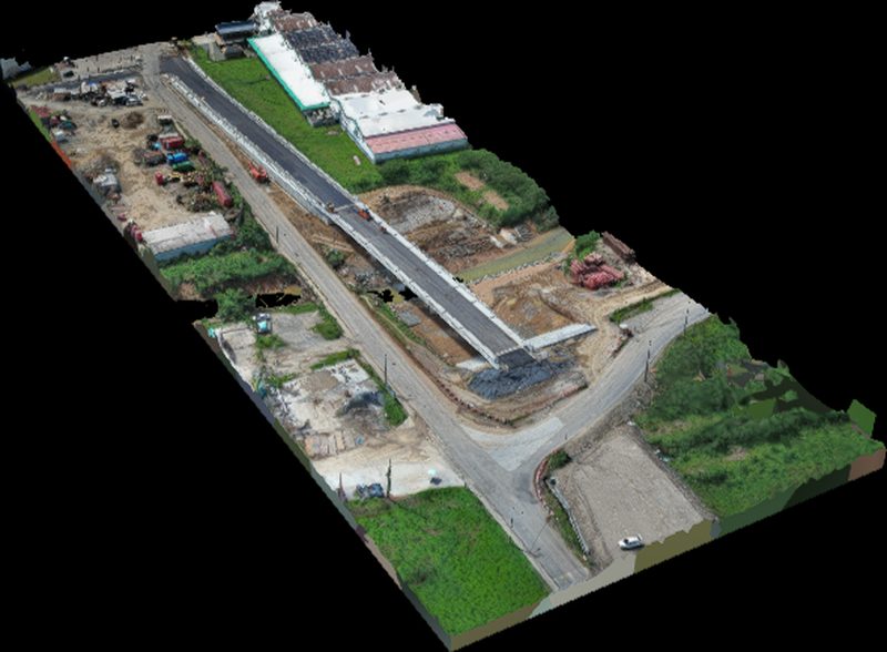 3D capture of the Cul-de-Sac bridge area