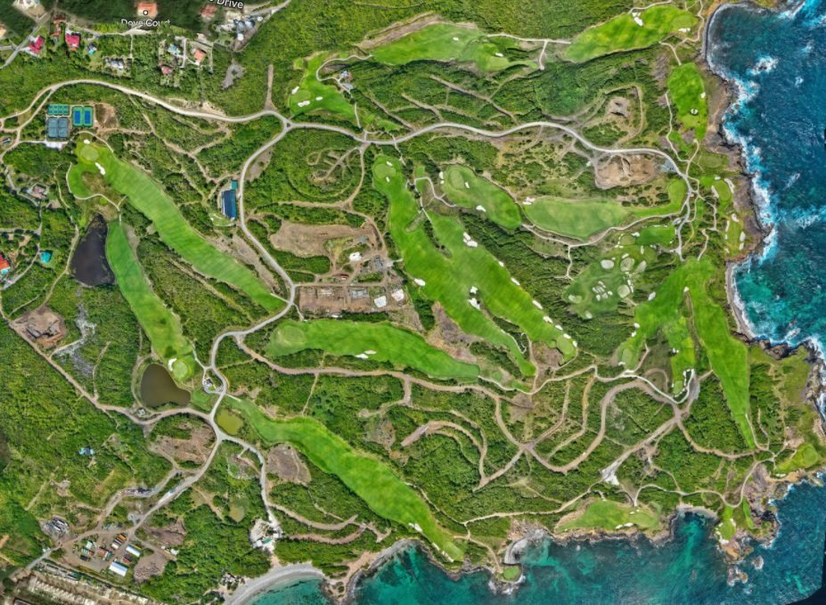 Cabot Saint Lucia, drone mapping