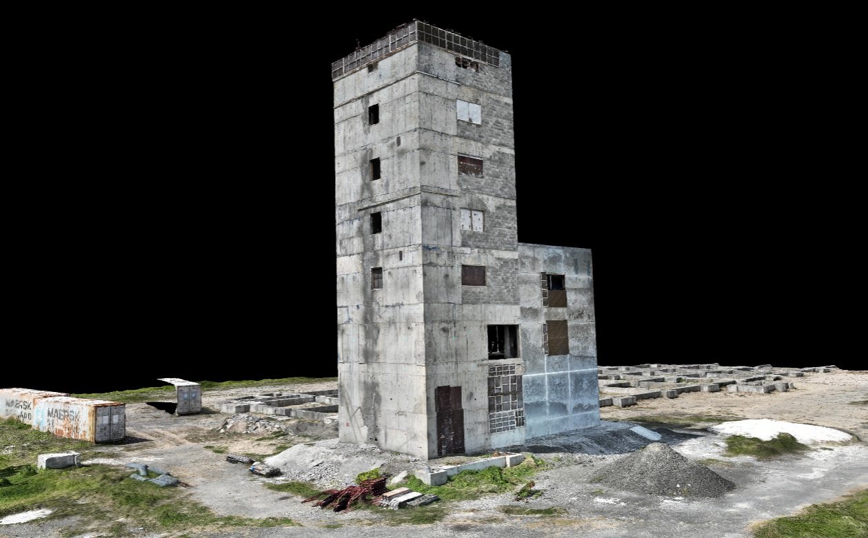 Hewanorra air traffic control tower, 3D capture